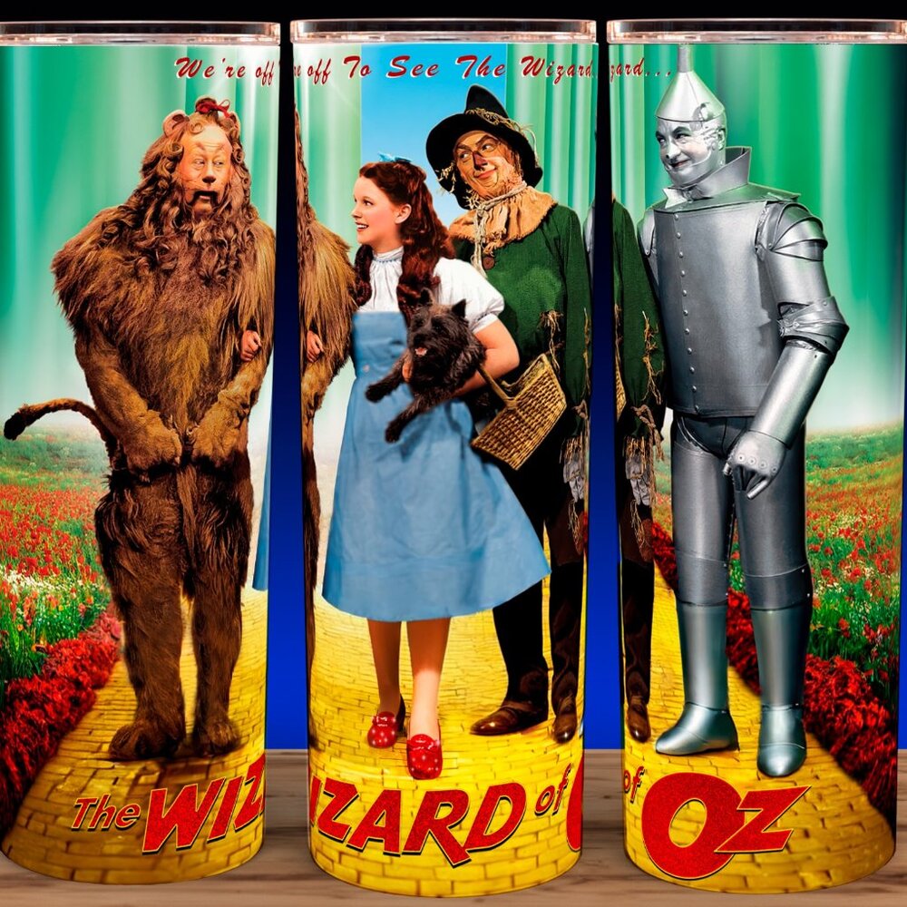 The Wizard of Oz - Dorothy - Toto - Lion - Scarecrow - Tin Man Cup Mug Tumbler